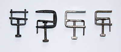 Closed-sided and open-sided Hoffman Hose Clamps for tuning Hummers.