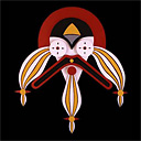 a low-relief sculpture of a dream image recorded in Bolinas, CA in 1968.